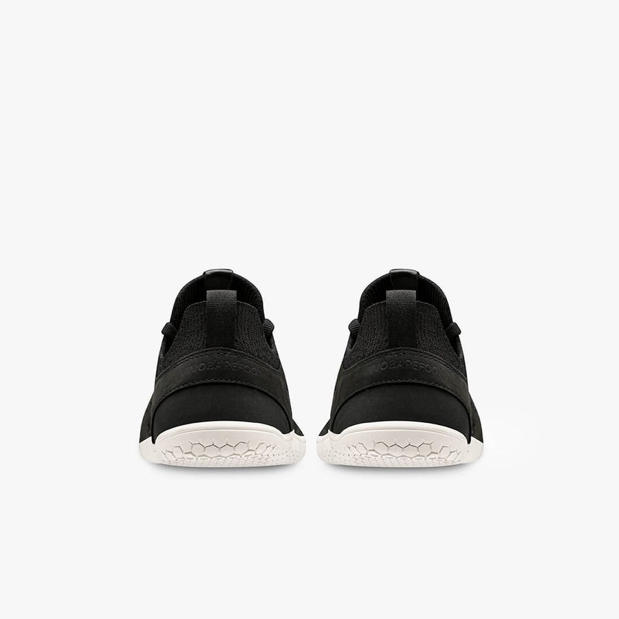 Black Vivobarefoot Primus Knit Lux Women's Trail Shoes | America 0155NWYB